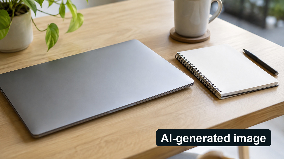 Conceptual image of a closed laptop, not the online submission interface