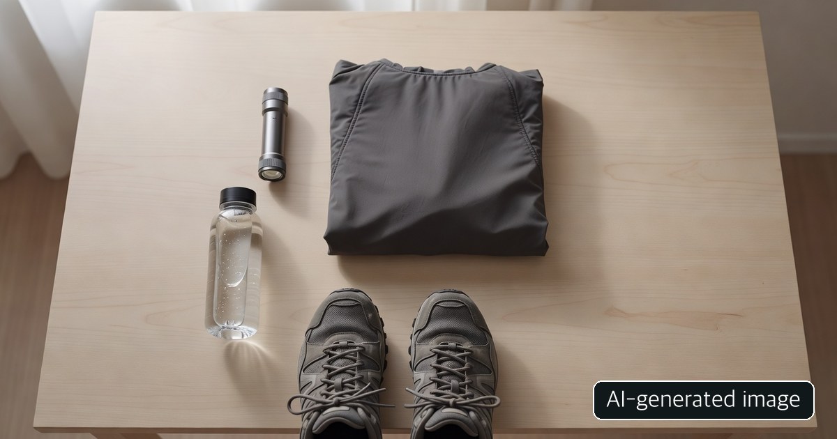 AI-generated generic walking items, not evidence of any actual guided event