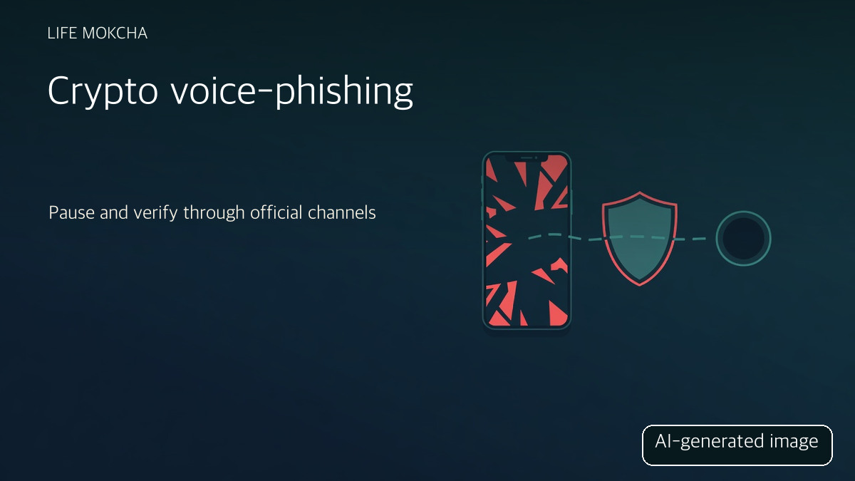 AI-generated abstract phone and shield, not a real exchange or police reporting screen