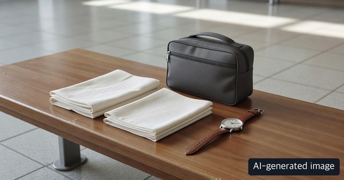 AI-generated generic pre-departure still life; not an image of a Haneda facility or its amenities