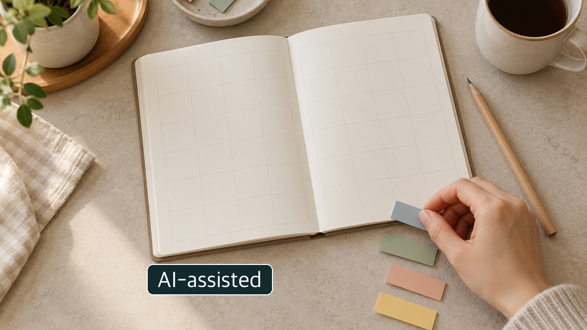 A blank planner for considering dates and hours, not a provider timetable or confirmed place.