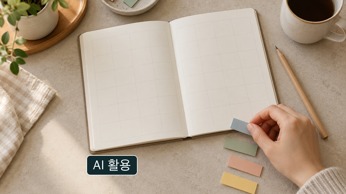 빈 일정표로 날짜와 시간을 정리하는 개념 이미지. 실제 기관 운영표나 예약 확정이 아닙니다.