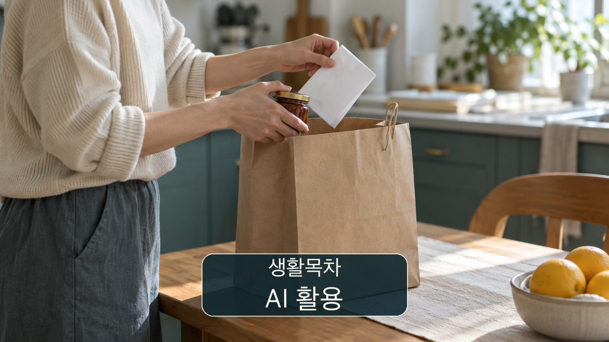 무표기 일반 유리병과 빈 종이를 쇼핑백에 넣는 개념 장면. 실제 판매점 반품이나 회수 상품을 촬영한 것이 아님
