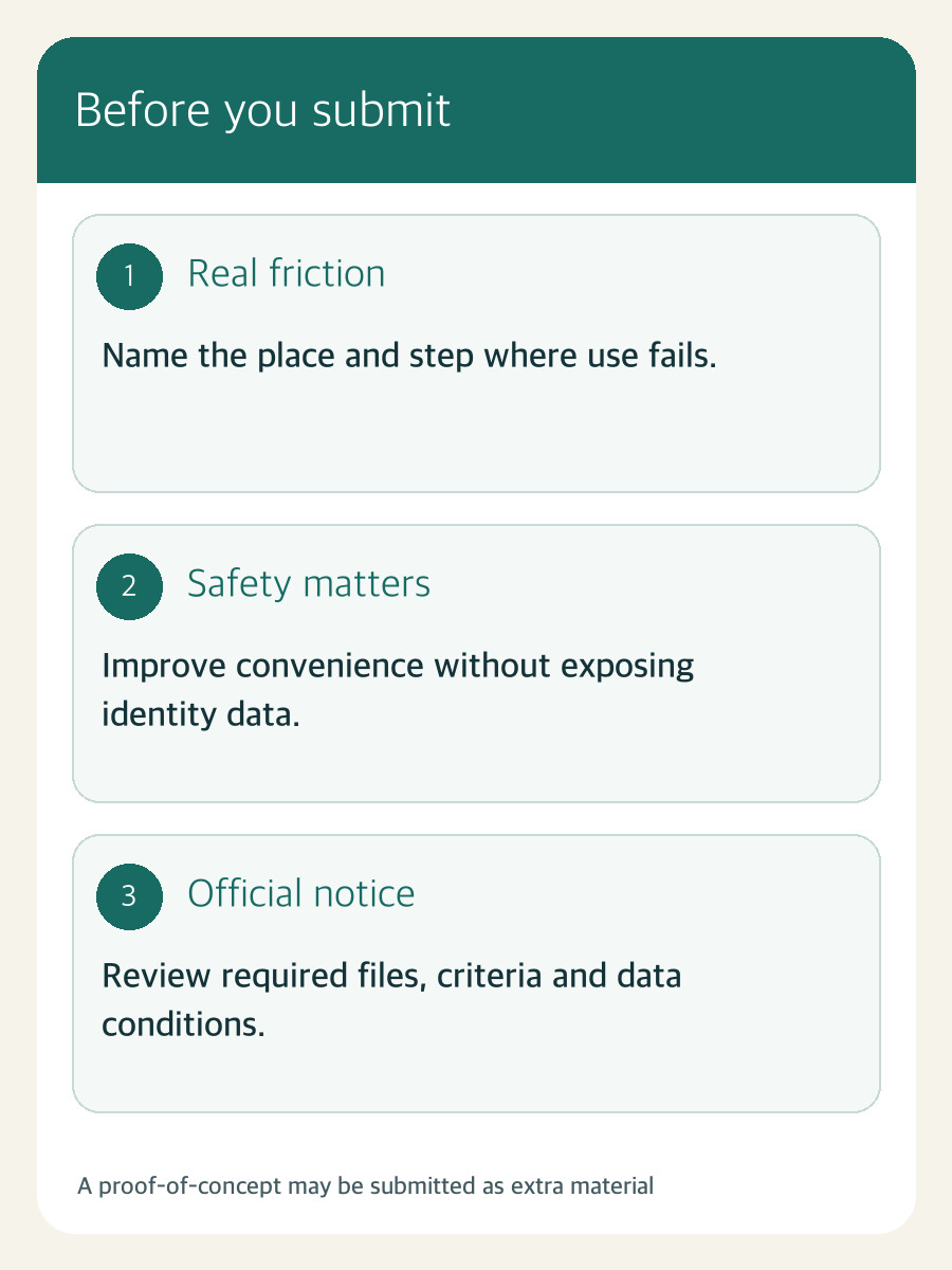 Editorial card on scenarios, data protection and checking the full notice