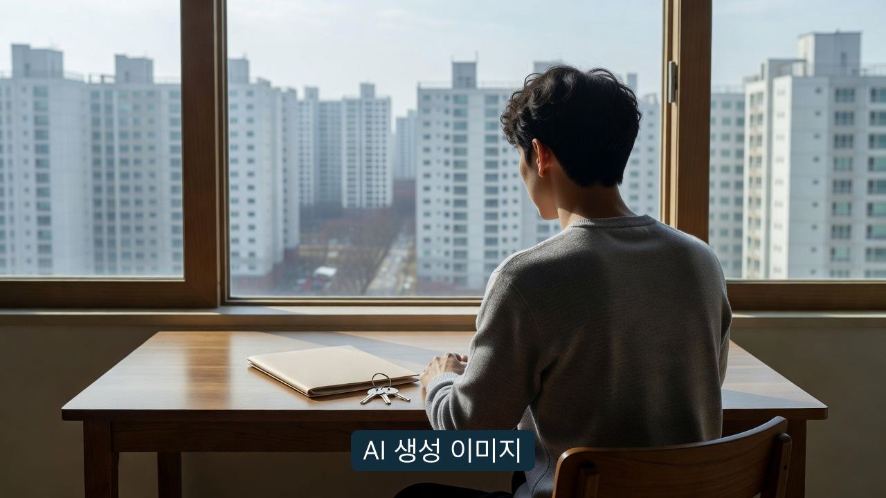 AI 생성 개념 사진. 실제 은행 창구, 청약통장 또는 가입·전환 완료 화면이 아닙니다.